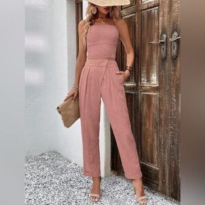 NEW Linen Blend Dusty Pink Outfit